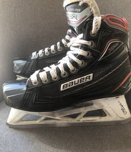 Senior Bauer vapor x900 Hockey Goalie Skates Regular Width Size 6.5