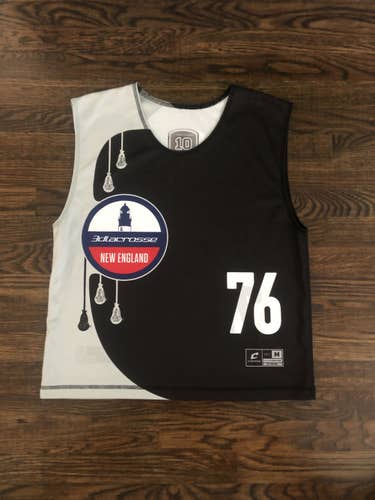 3d New England Lacrosse Jersey / Pinny - Summer 2020 - Size Medium