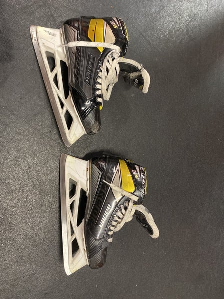 USED BAUER 3s GOAL SKATES