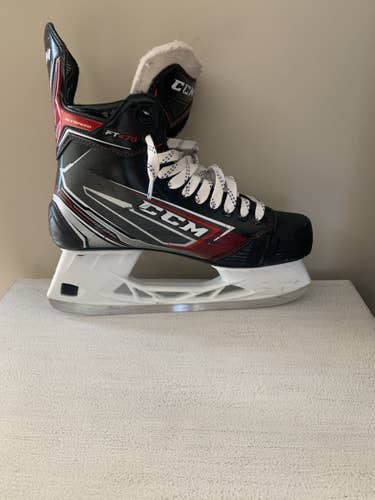 Senior Used CCM JetSpeed FT470 Hockey Skates Regular Width Size 9
