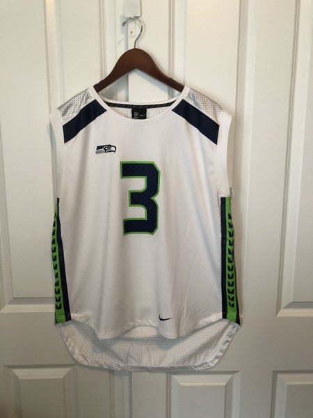 Nike / Women's Seattle Seahawks Russell Wilson #3 White Game Jersey