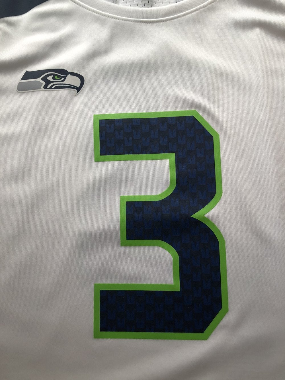 Super Bowl 49 Russell Wilson Seattle Seahawks NFL Football Jersey Size 40  Nike