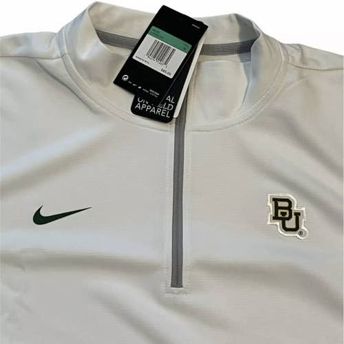 Nike Mens Baylor Bears Therma 1/4 Zip L/S
