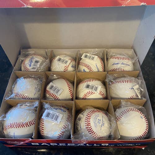 New Rawlings 12 Pack (1 Dozen) Baseballs