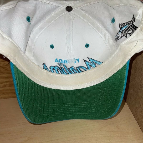 FLORIDA MARLINS Snapback Script Hat Cap Vintage 90s 