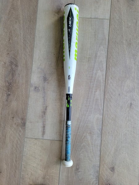 Used Kid Pitch (9YO-13YO) USSSA Certified 2017 Marucci Composite Hex Composite Bat (-10) 19 oz 29"
