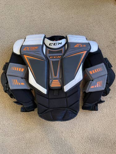 Intermediate Large Used CCM Goalie Extreme Flex Shield E2.9 Chest Protector