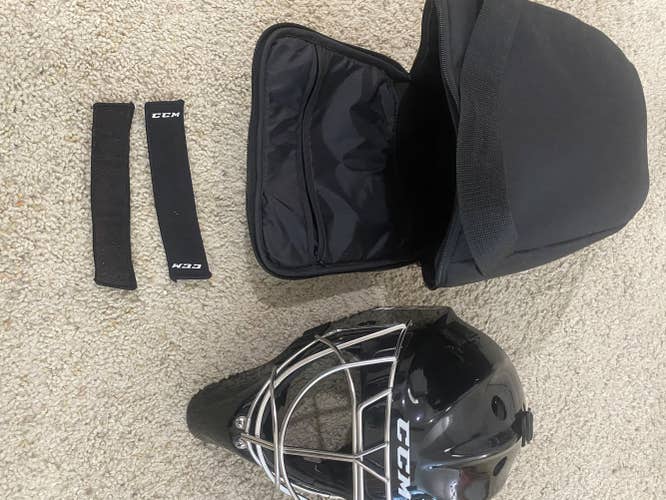 Black Used Senior CCM GFL 1.9 Goalie Mask