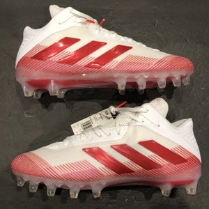 Adidas Freak 20 Lace Up Cloud White/Red Football Cleats Size 13