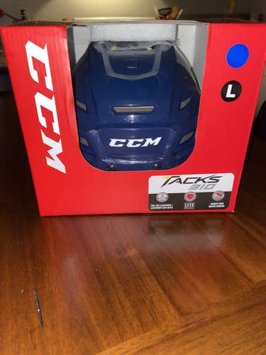 Blue New Large CCM  Tacks 310 Helmet