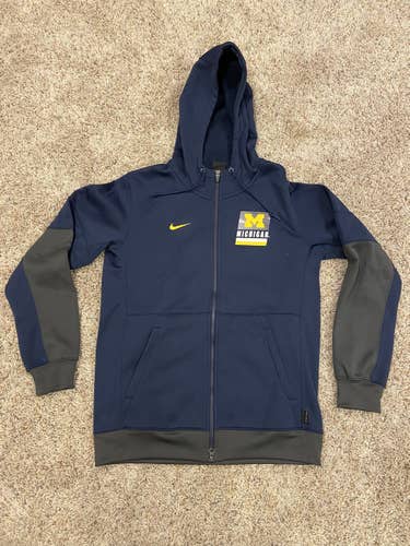 University of Michigan Nike full zipper hooded Jacket