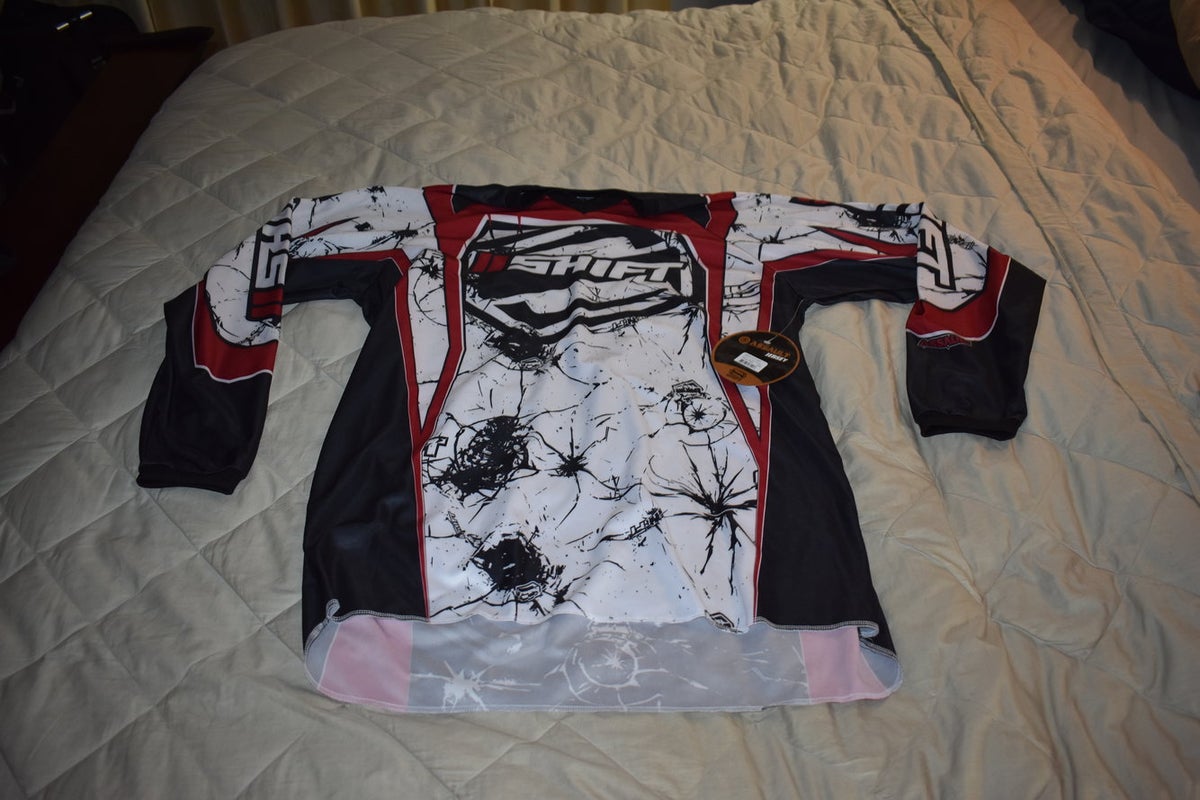 NEW - Shift Assault Motocross Jersey, White/Black/Red, XXL - With Tags!