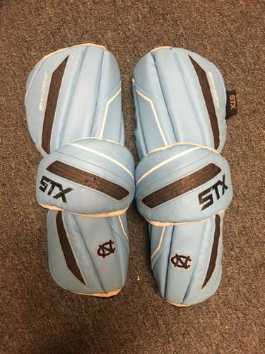Used Custom UNC Team Issued Large STX Arm Pads