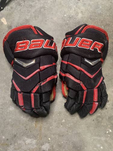 Black Used Bauer 12" Supreme TotalOne NXG Gloves