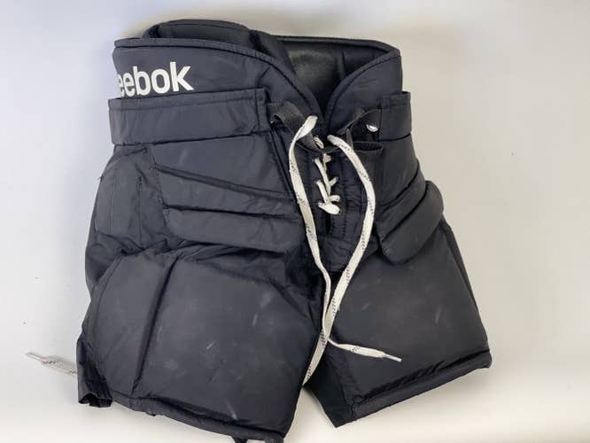 Black Junior Used Small Reebok 18k Hockey Goalie Pants