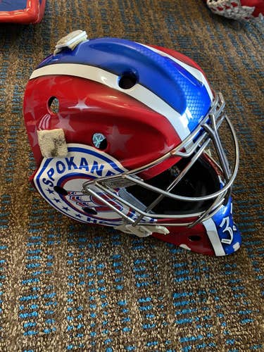 Used Bauer Pro Stock NME VTX Goalie Mask