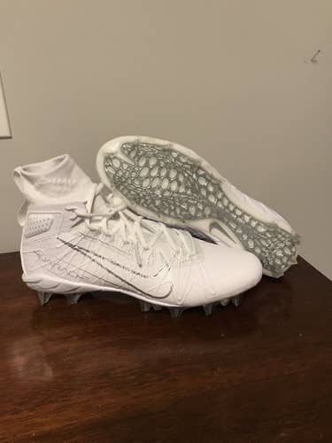 White Alpha Huarache 7 Elite Size 10