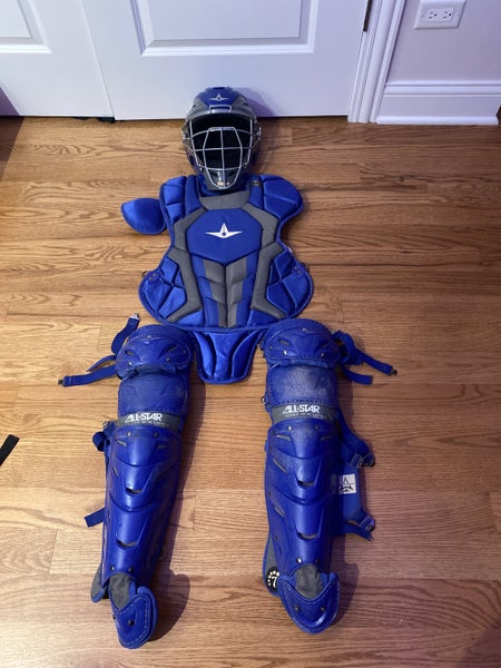 Used All Star System 7 Catcher's Set