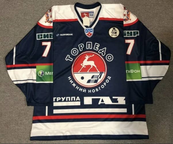 KHL Torpedo Nizhny Novgorod Jersey Lutch Size 52