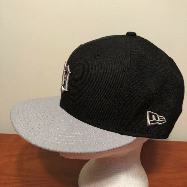 VINTAGE The Game Detroit Tigers Hat Cap Size 7 3/8 Fitted Black