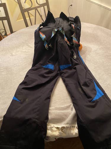 Spyder Black Youth Size 16 Ski Pants