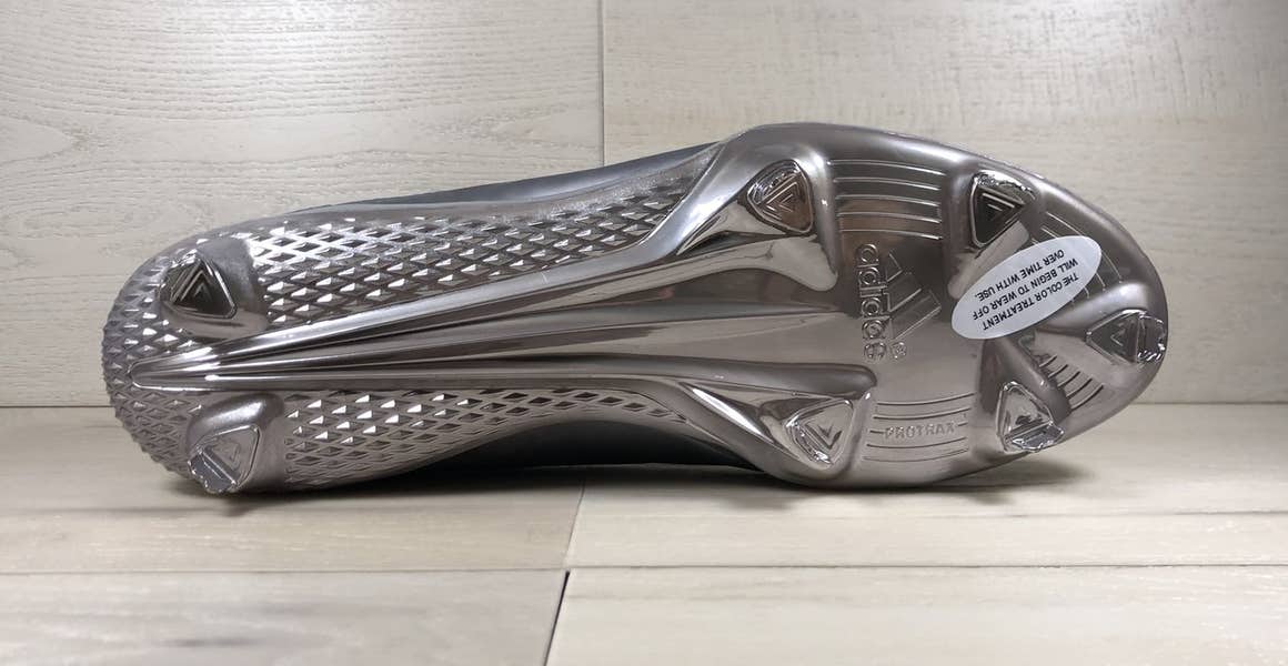 Adidas Adizero Afterburner 3 Metal Baseball Cleats Men\'s Size 13 Silver NCAA MLB Adidas Adizero Afterburner 3 Baseball Cleats  main image 4