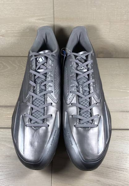 Adidas Adizero Afterburner 3 Baseball Cleats Metal Silver  display picture 1