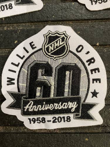 Willie O’Ree NHL anniversary patch