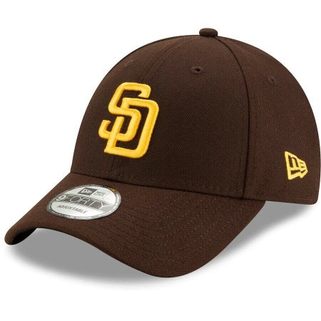 2021 San Deigo Padres SD New Era MLB 9FORTY Adjustable Strapback Hat Cap Brown