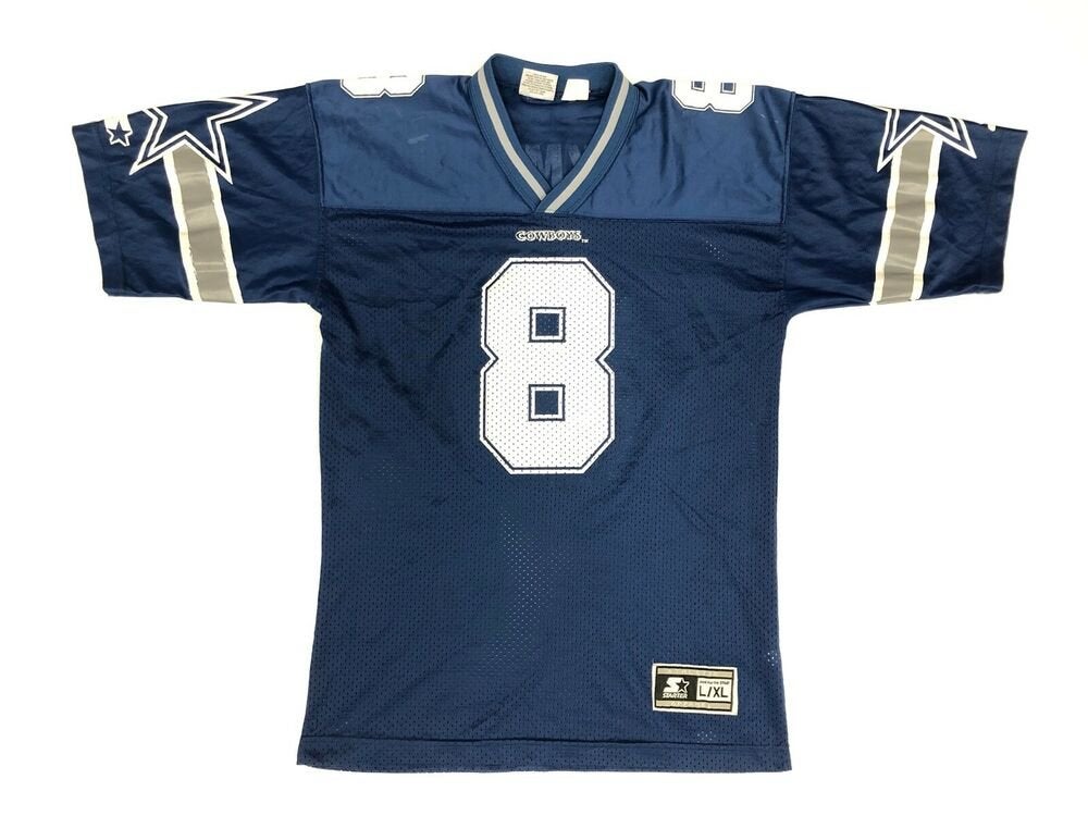 Vintage Troy Aikman Dallas Cowboys Jersey Logo Athletic NFL Apparel