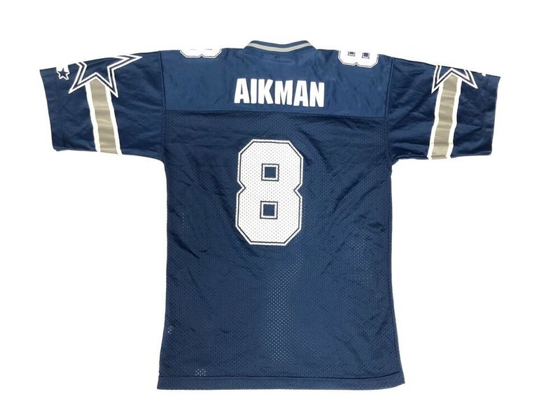 Vintage Troy Aikman Dallas Cowboys Jersey Youth Large / XL Football NFL  Navy