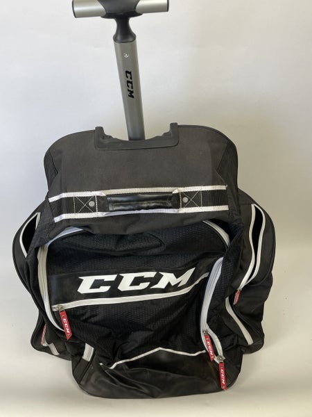 CCM 390 Player Wheel Backpack Hockey Bag - Senior - Black