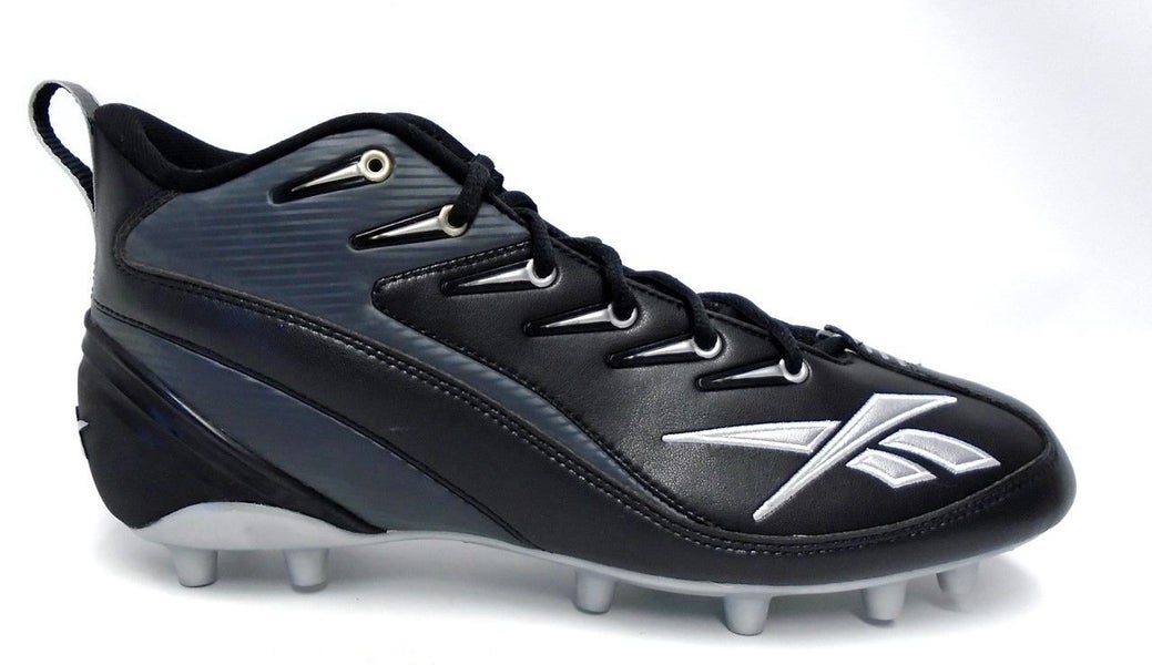 Asalto Implacable fenómeno Reebok NFL 4 Speed III Mid Black and Grey Football Cleats - Size 11.5 |  SidelineSwap