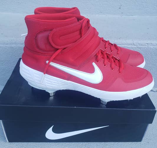 Red New Men's Size 13 (Women's 14) Metal Nike High Top