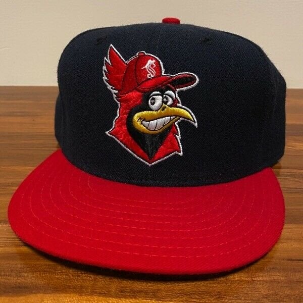 Men's Adidas Red/Black Louisville Cardinals On-Field Baseball Fitted Hat, Size: 7 3/4