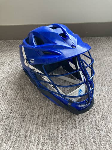 Men's Cascade S Lacrosse Helmet Blue