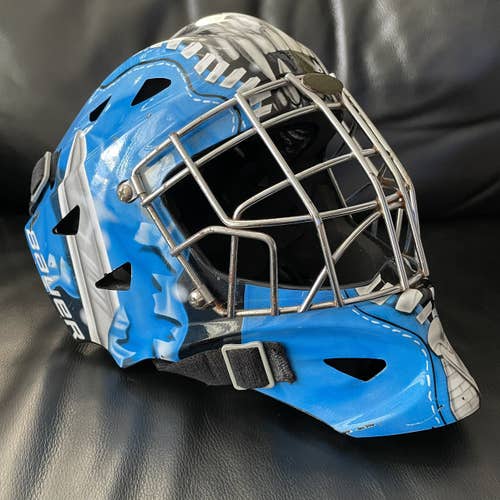 Itech 1400 D Junior Goalie Mask Helmet • Size 20” - 22.5” •  Venom Marvel Comics!