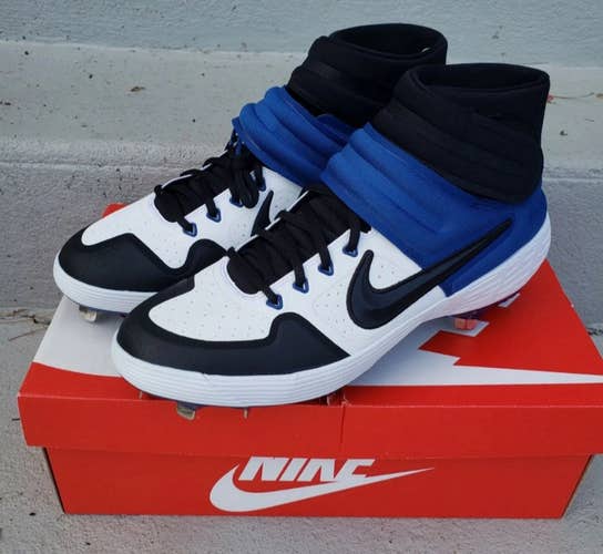 Blue New Adult Men's Size 12 (Women's 13) Metal Nike High Top