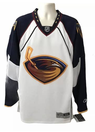 Atlanta Thrashers Sewn Hockey NHL White Men’s XL