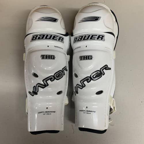 Used Bauer Vapor 14" Ice Hockey Shin Guards