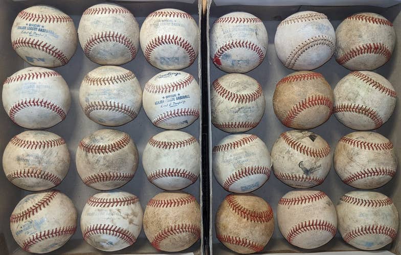 Used Baseballs 24 Pack (2 Dozen)