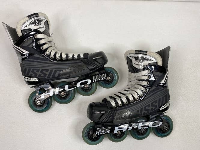 Mission Inhaler DS6 Senior Size 7.5 E Inline Roller Hockey Skates (9 US Men Shoe