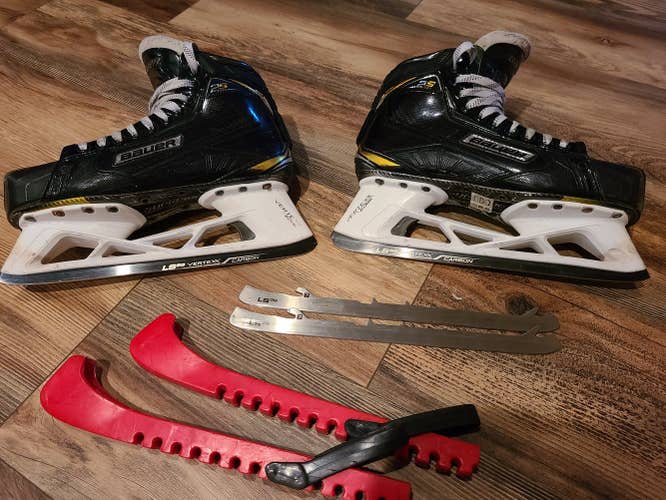 Used Bauer Supreme 2S Pro Size 6.5d Goalie Skates Regular Width