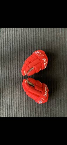 Red Senior Reebok 4-Roll Pro 13.5 Gloves Pro Stock