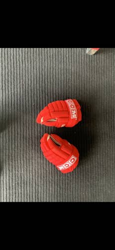 Red Senior CCM 4-Roll Pro 13” Gloves Pro Stock