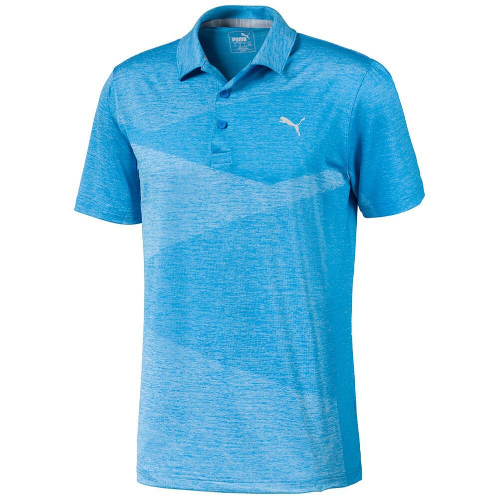 puma blue golf shirt