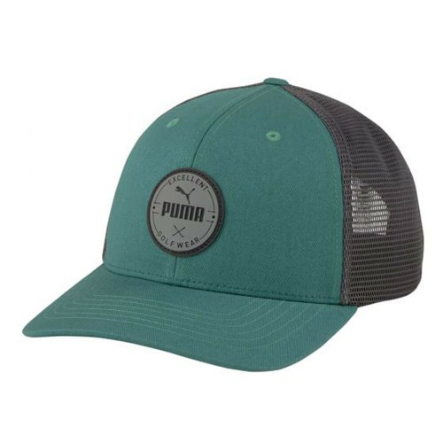 NEW Puma Circle Patch Blue Spruce Adjustable Snapback Golf Hat/Cap