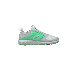 NEW Puma Ignite PWRAdapt Caged First Mile Grey/Green Mens Golf Shoes Size 8