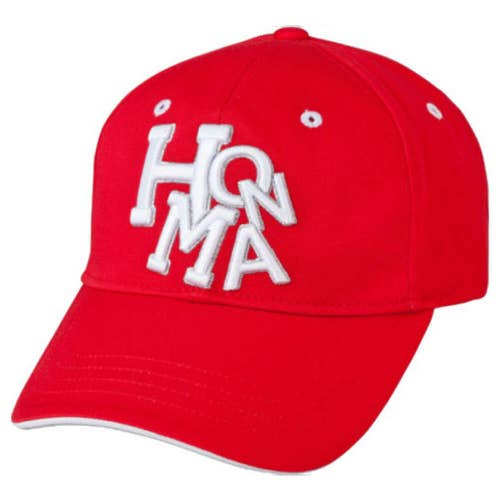 NEW Honma #699-317670 Dancing Honma Red/White Adjustable Golf Hat/Cap