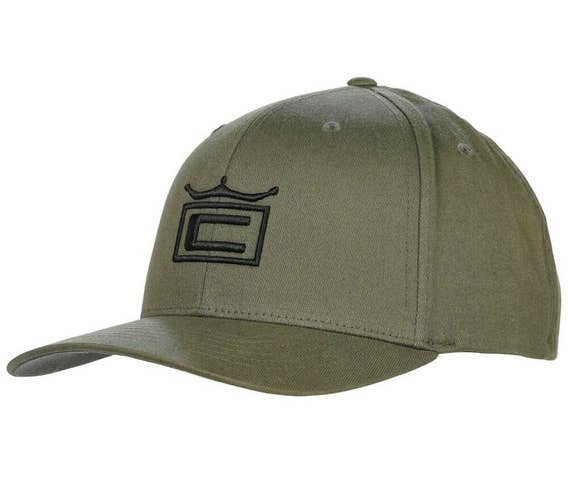 NEW Cobra Tour Crown 110 Deep Lichen Green Adjustable Snapback Hat/Cap